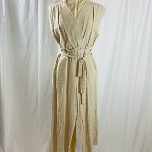 Monteau Casual Ivory Jumpsuit Romper XS